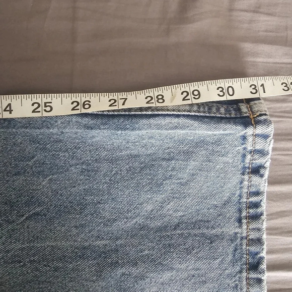 H&M Wide Leg Jeans Denim High Waist size 8  10 - Picture 9 of 9